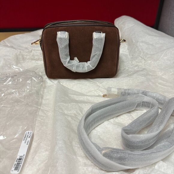 NWT - Coach Mini Rowan Crossbody in Vintage Brown Suede - Picture 4 of 4